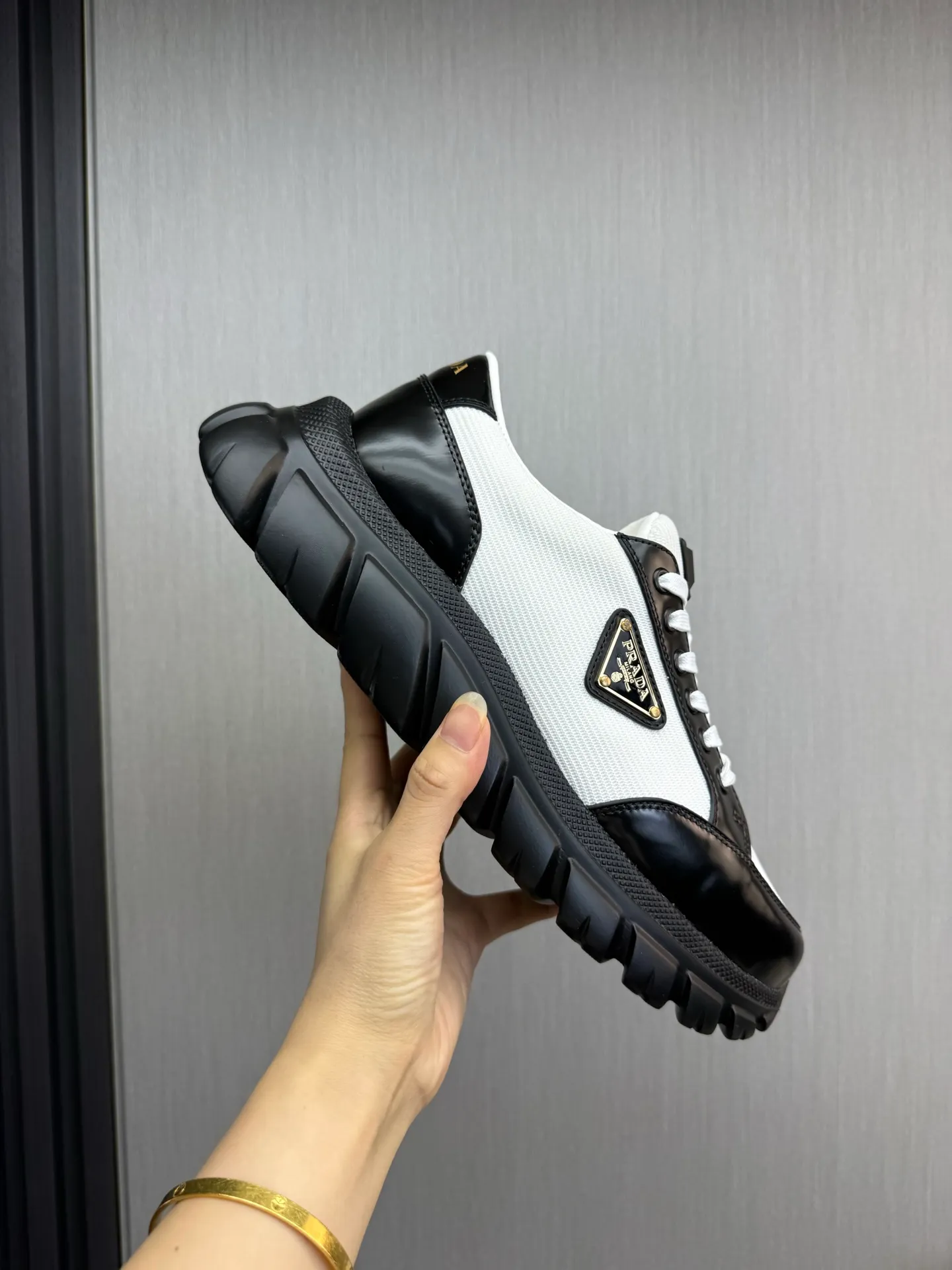 Men's shoes 💰580💰 [PRADA] Popular men's shoes shipped 👏Official website synchronization ⬆️Original cowhide fabric + cowhide lining, 1⃣️:1⃣️reproduction, original sole, 38-45 (45. Customized, non-refundable)